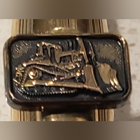 RARE CROSS 12K GOLD FILLED MECHANICAL PENCIL ADVERTISING A CATERPILLAR TRACTOR - Picture 3 of 3